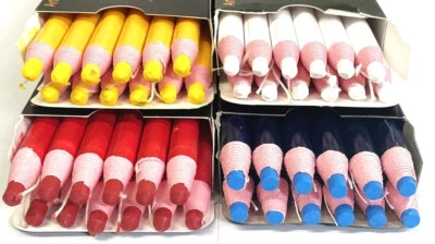 Wax China Marker Pencils Chinagraph Standard Top Quality Wrapped Box 4 Colours