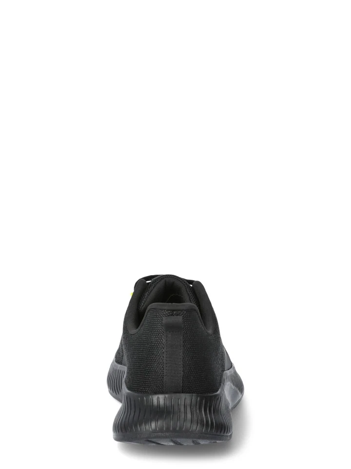 Zapato atlético Athletic Works para hombre ancho delantero caminar negro Foto 4 de 4