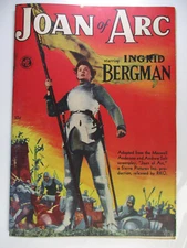 Joan of Arc, Ingrid Bergman, Magazine Enterprises Comic, VG/F, 5.0 (C), OW Pages
