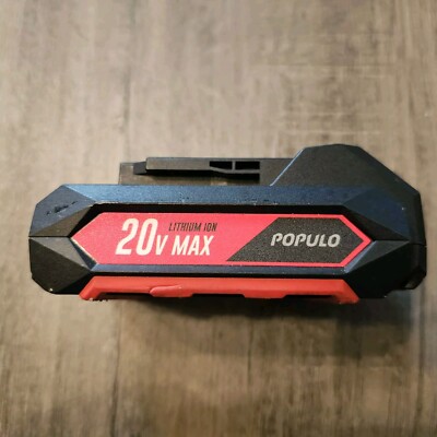 Populo 20V Max Battery 2000mAh 40Wh Used ,Tested And Works Replacement 