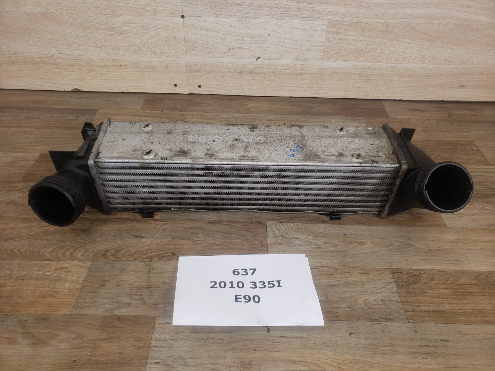 0713 OEM BMW E92 E90 335i Engine N54 N55 Intercooler Turbo Charger Air