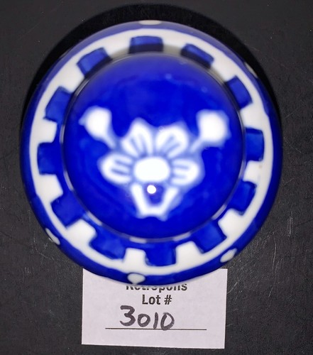 Chinese Cobalt Blue & White Plum Prunus Small Ginger Jar China - Picture 4 of 6
