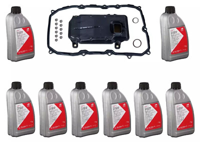10LiTer FEBI ATF Auto Transmission Oil FLUID+FILTER Kit For VW 2011-2017 TOUAREG