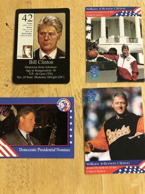 President Bill Clinton Cards Lot #8