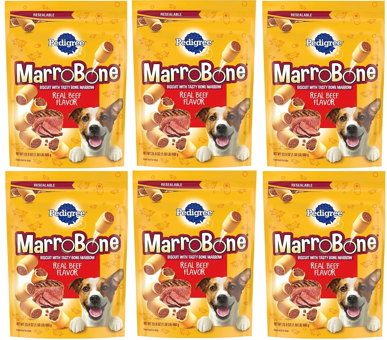 Pedigree 10046A 23.9 oz MarroBone Vitamin Bone Marrow Dog Treat Snack