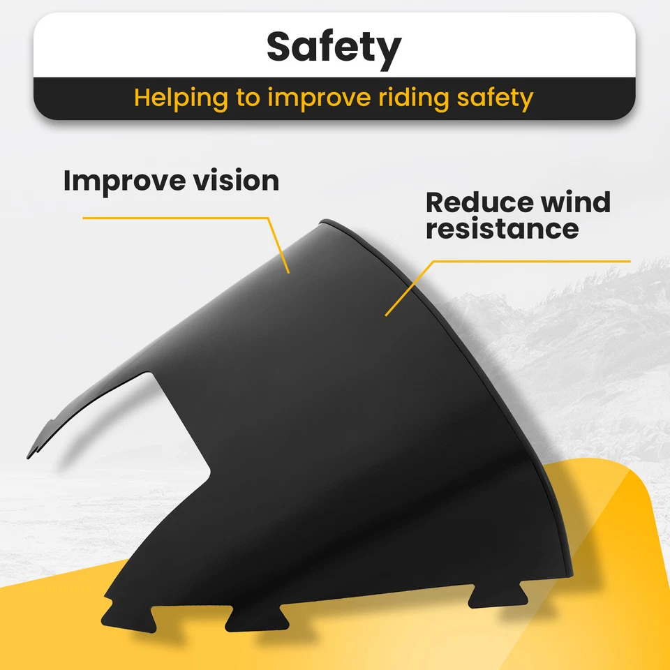 Fit For Ski-Doo MINI Z Kids Snowmobile Windshield 1998 1999 2000 2001 2002 - Image 4 of 4