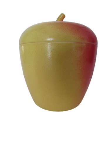 Hazel Atlas Milk Glass Apple Jar Jam/Jelly Farmhouse Decor Vintage - Picture 2 of 6