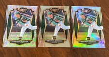 Daulton Jefferies A's 2021 Select Premier #105 SILVER PRIZM + SCOPE +base RC LOT
