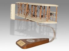 Wright Flyer Kitty Hawk Solid Kiln Dried Mahogany Wood Handcrafted Display Model