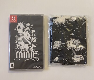 Minit Nintendo Switch Special Reserve Games Limited Run 2986/3000 & Cloth Map
