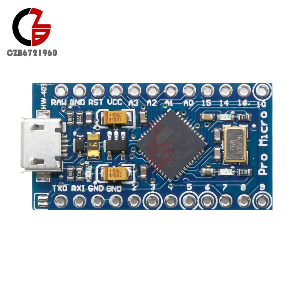 Mini Leonardo Pro Micro ATmega32U4 16MHz 5V Replace ATmega328 for Arduino Pro - Image 2 of 4