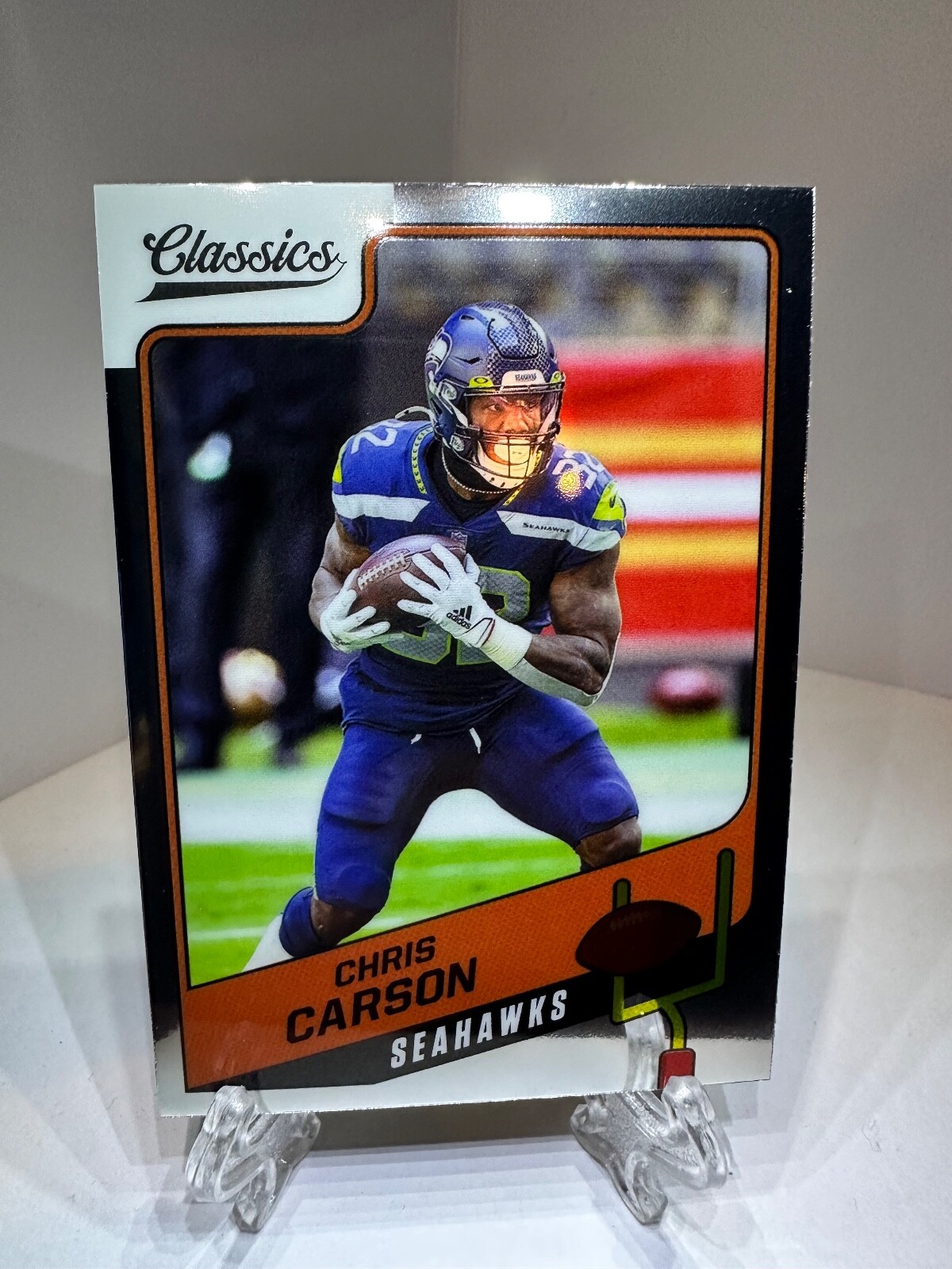 Carson 87 2021 Panini Classics - Chris Carson #87 Premium Edition for sale online ...