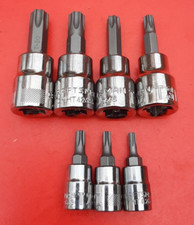 New Craftsman Tools 7 Piece 14 38 Drive Torx Star Bit Driver Socket Set