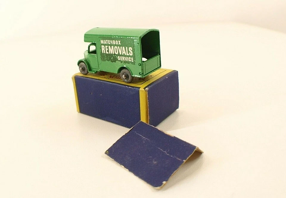 Matchbox Serie Nr. 17 Bedford Umzugswagen Nie Gespielt In Der Schachtel - Bild 4 von 4