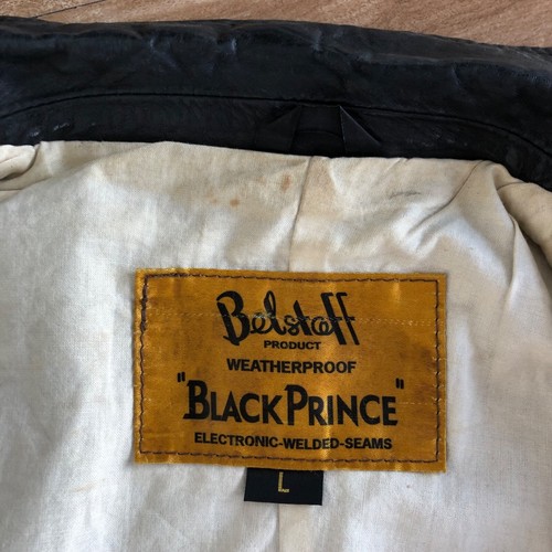 Chaqueta de cuero Belstaff HAMPSTEAD, etiqueta BlackPrince, negro antiguo, talla M - Imagen 17 de 19