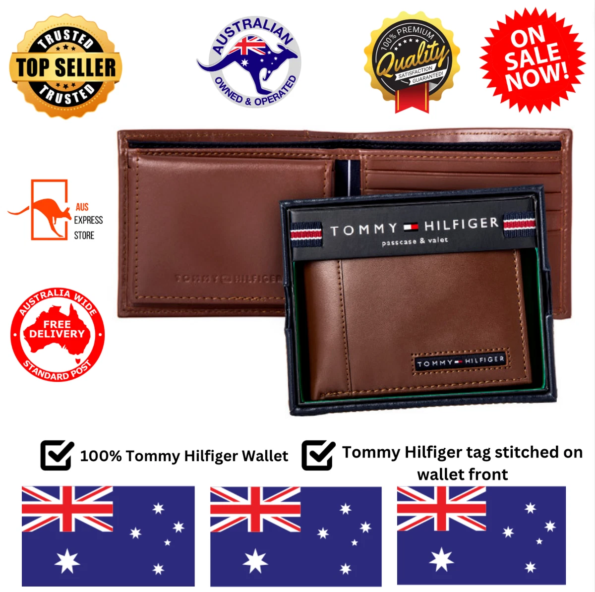 Tommy hilfiger deals cambridge billfold wallet