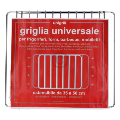 Grillrost 350-560mm ausziehbar 315mm tief universal für Backofen Herd