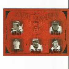 2005 Flair STARGELL/MAZEROSKI/BAY/WILSON/WILSON Dynasty Foundations 380/500