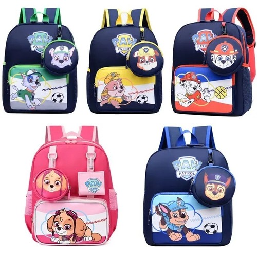 Paw Patrol School Backpack Lunch Box Book Bag 5 Piece SET Kids Gift Boy Girl New