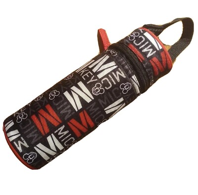 Disney Baby Bottle Holder Mickey Mouse Insulated Milk Tote Water Tall Koozie New