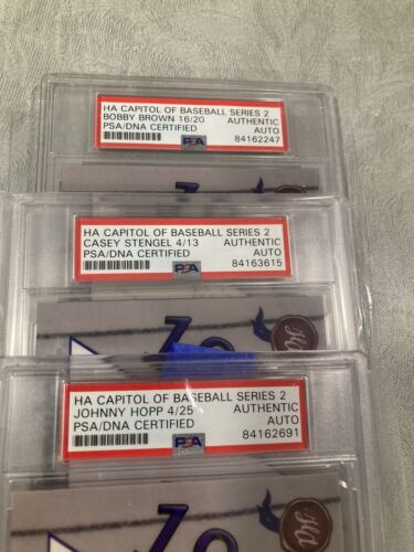2018 HA Capitol of Baseball Series 1 Brown, Hopp & Stengel YANKEES - Picture 2 of 3