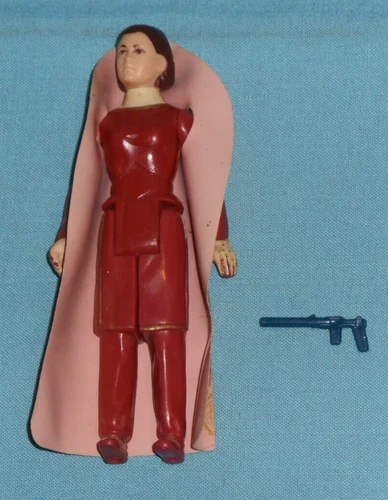 vintage Star Wars PRINCESS LEIA BESPIN figure with original gun and cape