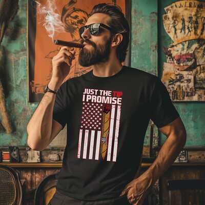 American Flag Cigar T-Shirt Funny USA Shirt Smoking Cigars Tee Cigar Style Co.