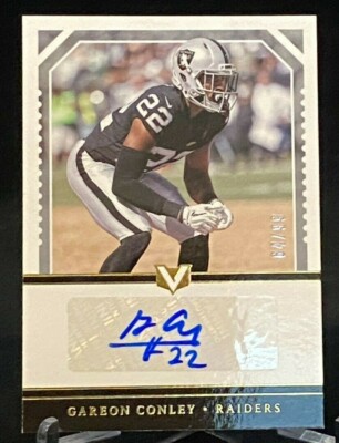 2017 Vertex Signatures #VS-GC Rookie Gareon Conley Oakland Raiders Auto /99