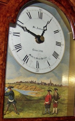 Vintage 1996 ROGER LASCELLES CLOCKS OF LONDON Golf Souvenir ST