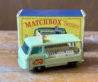 Vintage Lesney Matchbox 21 Milk Delivery Truck Toy Car w/ Original Box