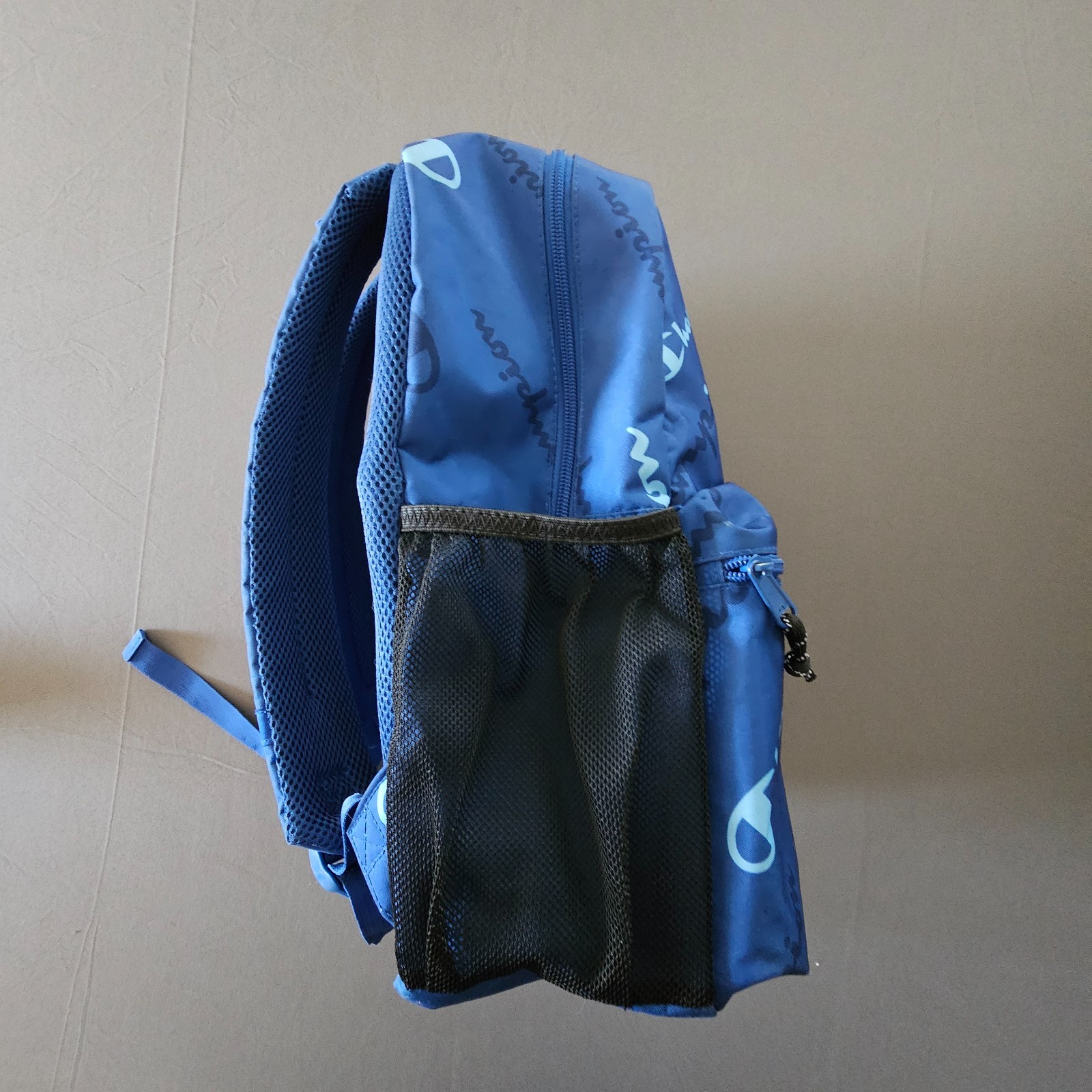 Champion 15” Backpack Blue Script Logos Laptop Sl… - image 4