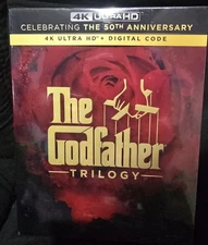 The Godfather Trilogy 50th Anniversary UHD (4K Ultra HD Bluray) Box Set Sealed!