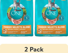 Purina ONE Tender Select Blends Dry Cat Food, Chicken, 22 lb Bag 3.18 per pound