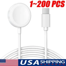 Type-C Cable Charger For Apple Watch3 4 5 6 7 SE 8 9 Ultra Magnetic Charging LOT