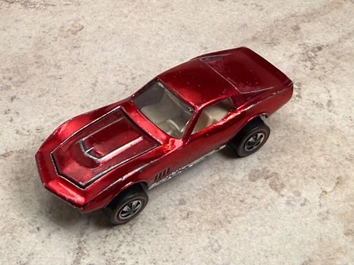Original Hot Wheels Redline - Rose US Custom Corvette!! - Free Shipping!!