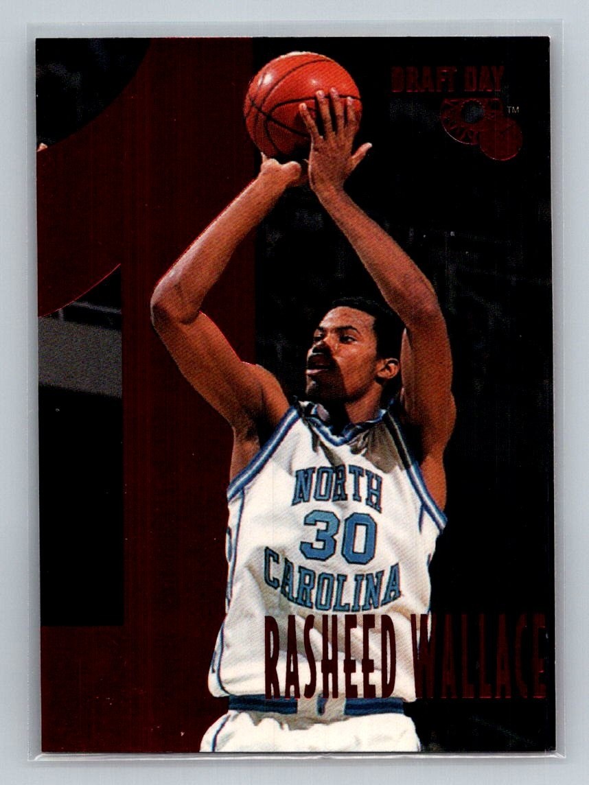 1995 Classic Rookies #4 Rasheed Wallace Draft Day