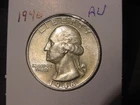 1946 WASHINGTON QUARTER AU BETTER DATE NICE LOOK FREE SHIPPING
