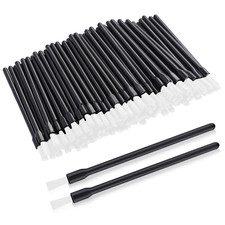 100 piezas Cepillos de labios Desechables Esmalte de uñas Cepillos de labios Desechables Labio Wa