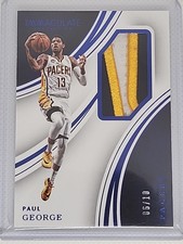 Paul George Basketball Serial Numbered Sports Trading Card Singles 