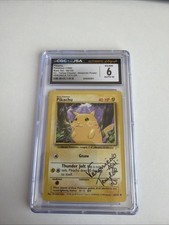 Veronica Taylor Autographed Nintendo Power E3 Yellow Cheeks Pikachu