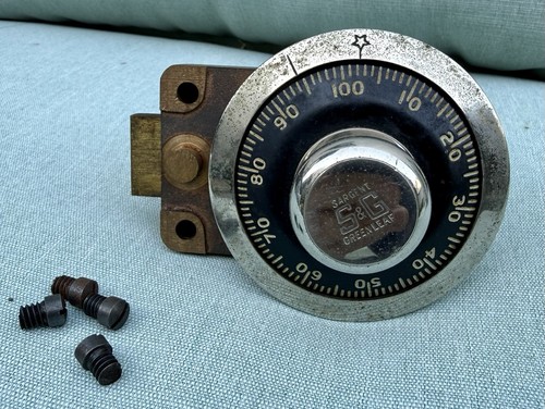 Vintage Sargent & Greenleaf Combination Safe Lock & Dial