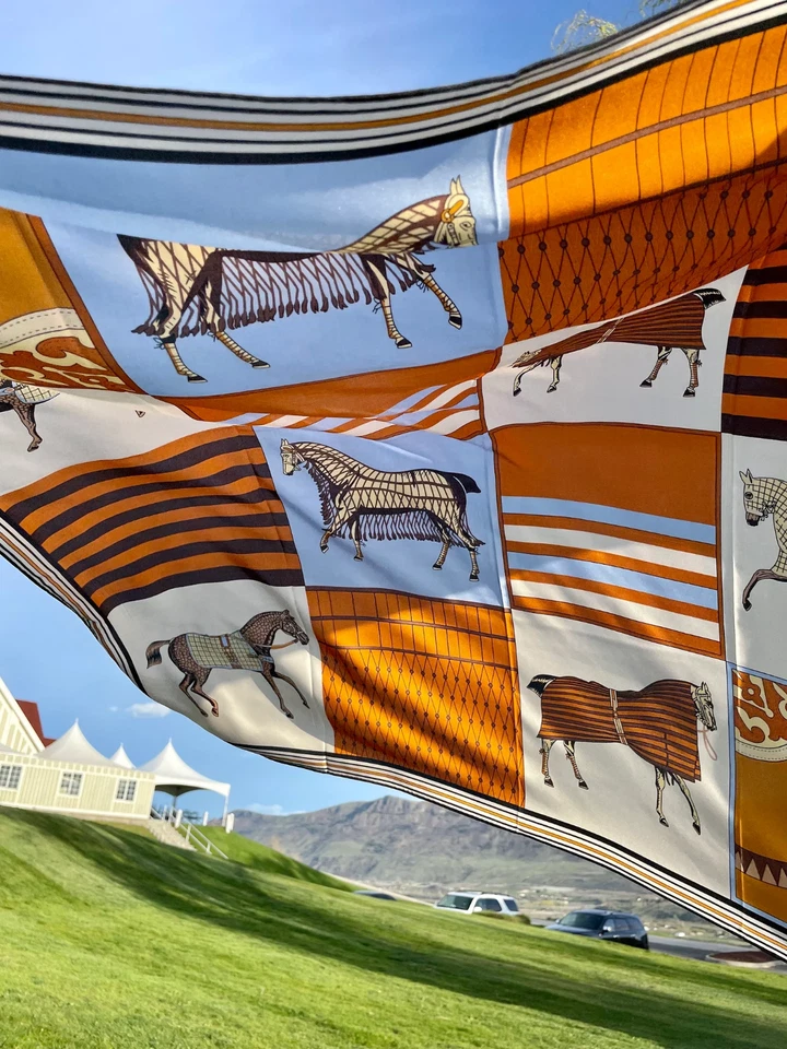 Regalo para Esposa Regalo para Ella San Valentín Navidad Cumpleaños Seda Bufanda Chal 42" Top Foto 3 de 4