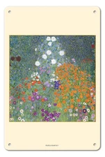 Cottage Garden - From an Original Color Painting by Gustav Klimt 1907