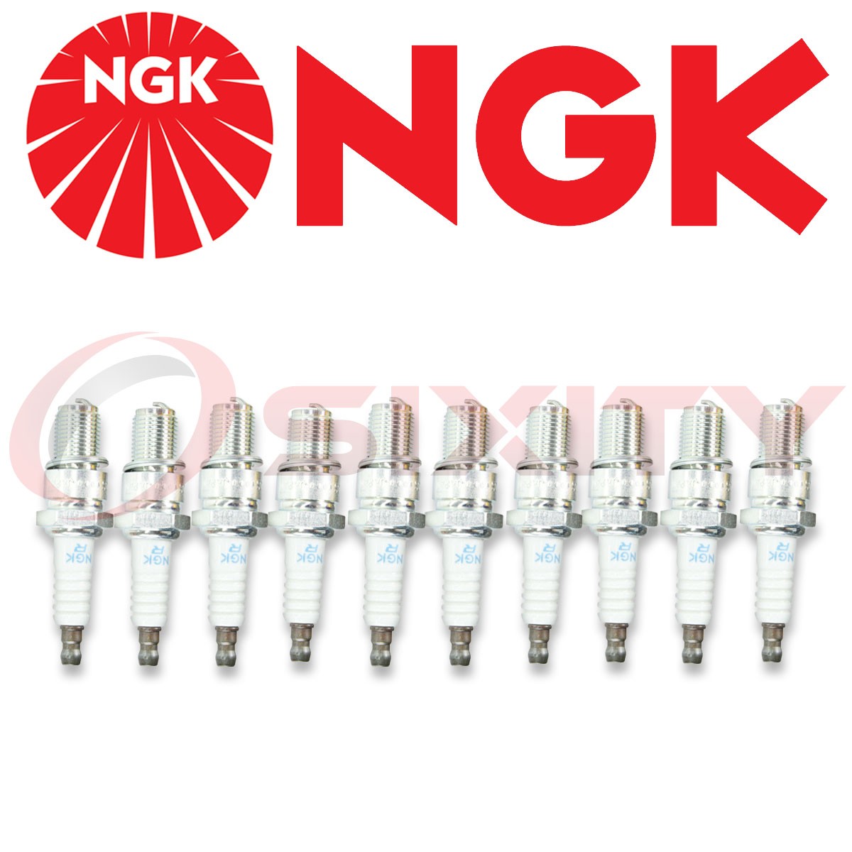 10 Pack of OEM NGK   BR9ECS 4677 Spark Plugs