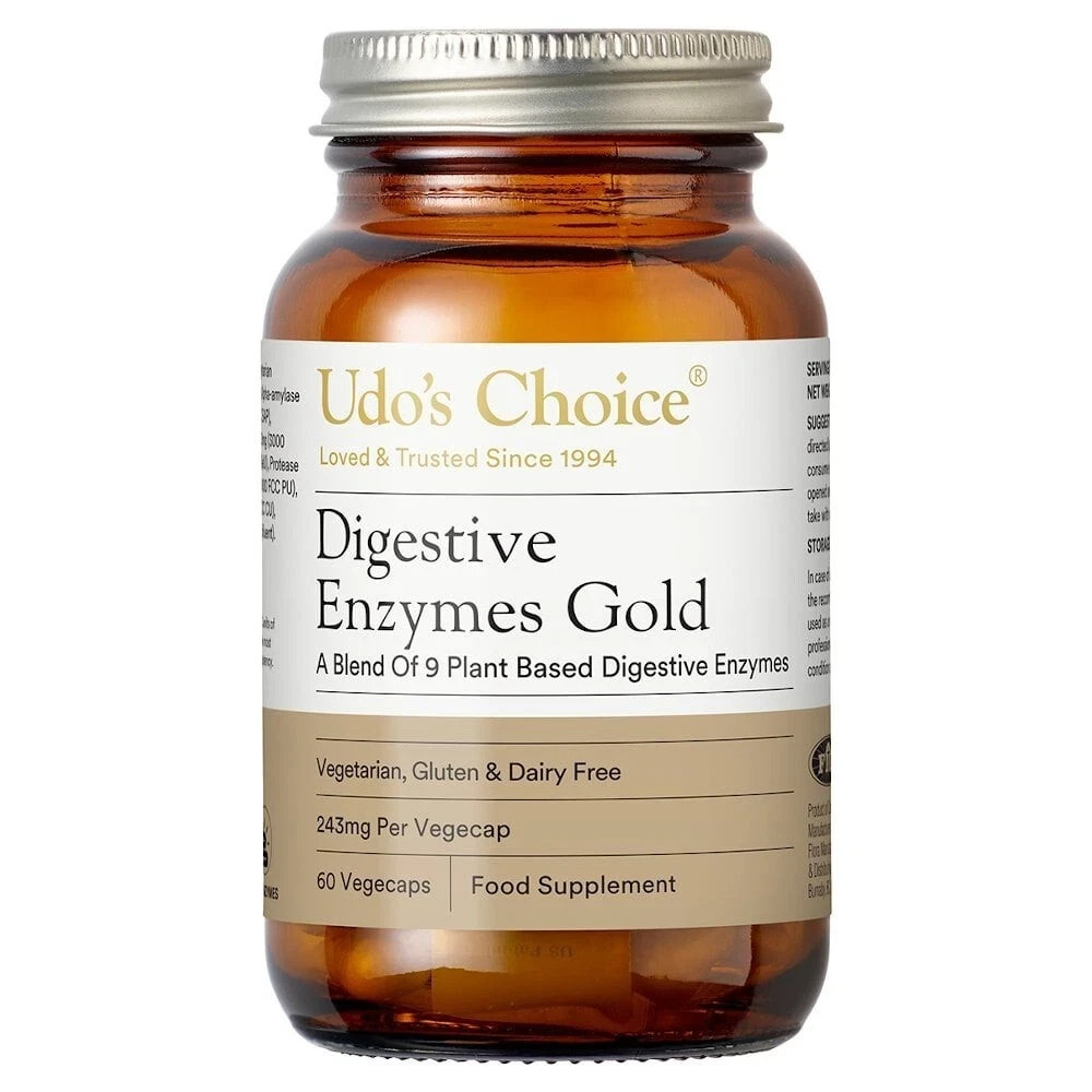 Udo's Choice Digestive Enzyme Gold 60 capsules - Image 2