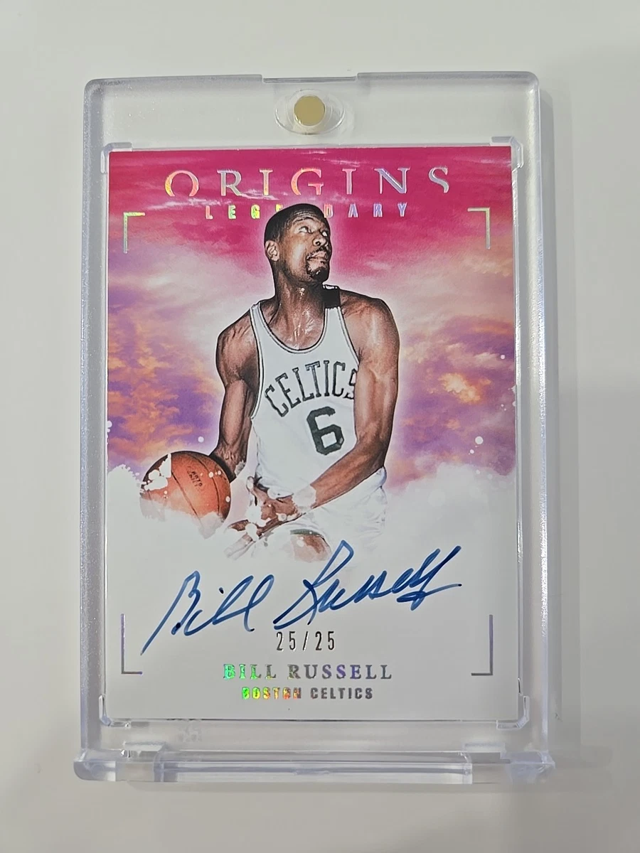 Panini Bill Russell Basketball Autographed Sports Trading Cards