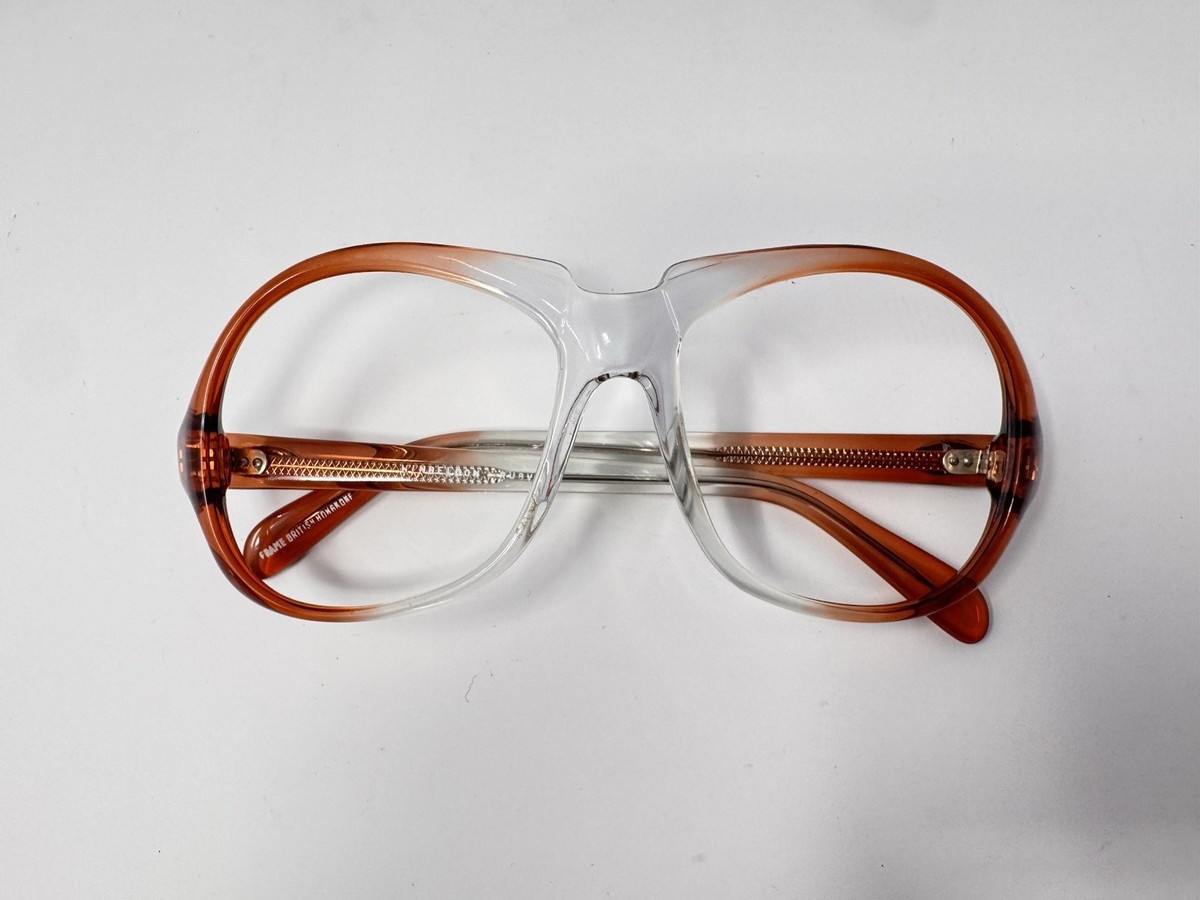 Winbeldon Ruby Vintage Eyeglass Frames Only 50-17-135 Orange  display picture 1