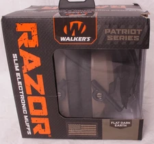 Walter's Razor slim electronic muffs - Patriot Series - flat dark earth