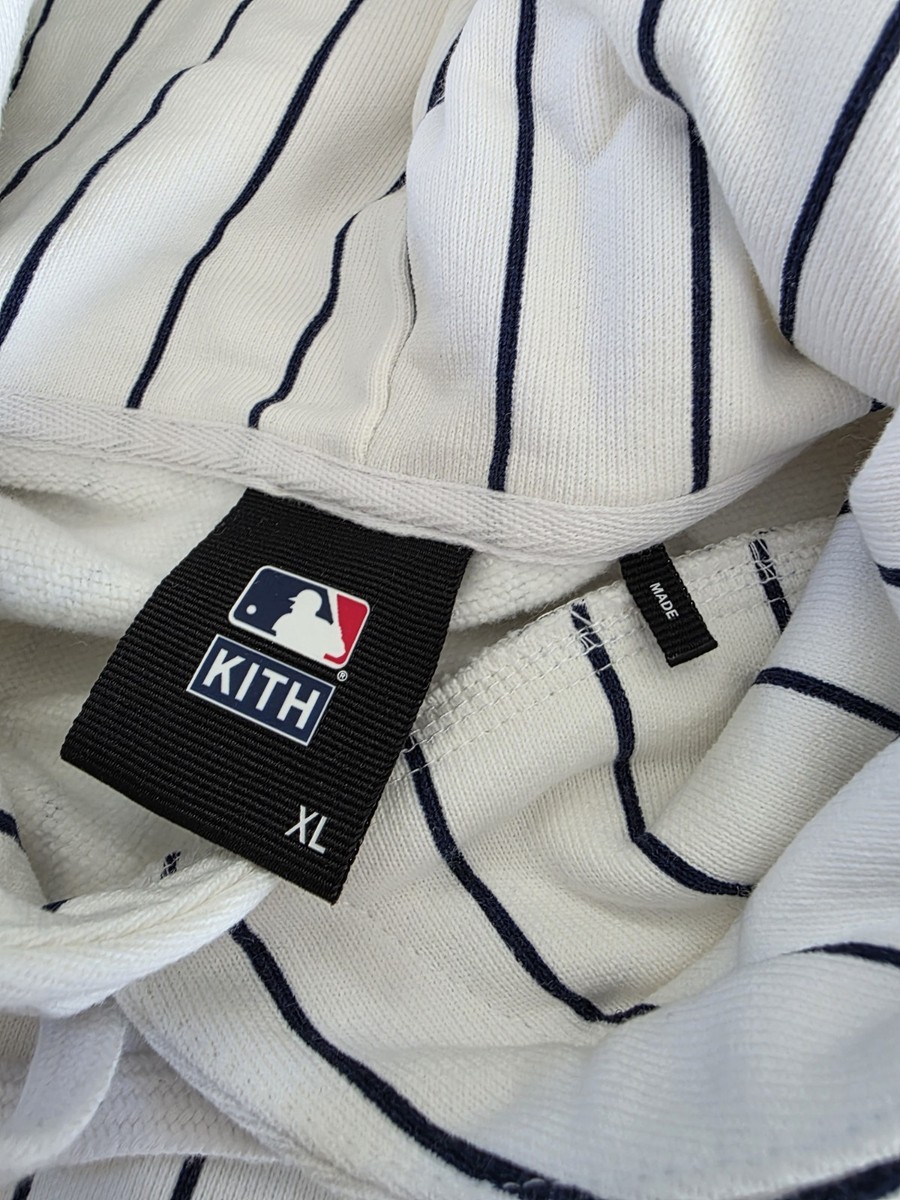 パーカー KITH MLB Yankees striped hoodie XL Kith for MLB Yankees Pinstripe Hoodie size XL New W Tags *READ