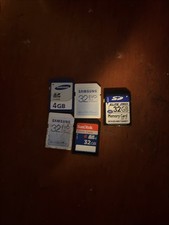 SD Card Lot 5 Cards